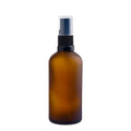 100ml Frosted Amber Glass Spray Bottle
