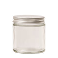 120g Clear Glass Jar with Aluminium Lid