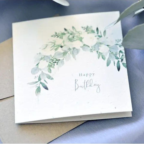 Eliza Happy Birthday Plantable Greeting Card