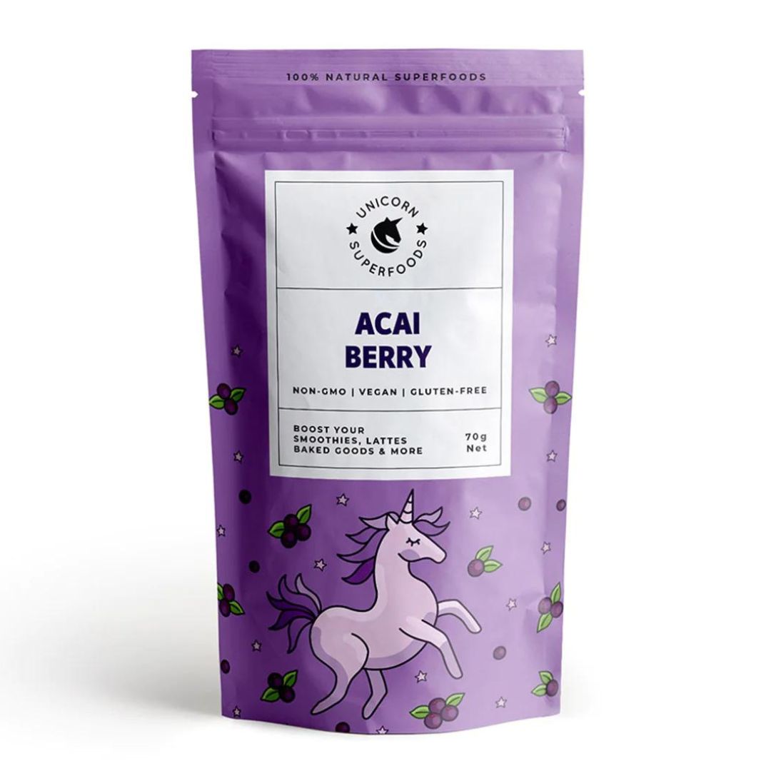 Unicorn Superfoods ACAI BERRY POWDER Natural Good Life
