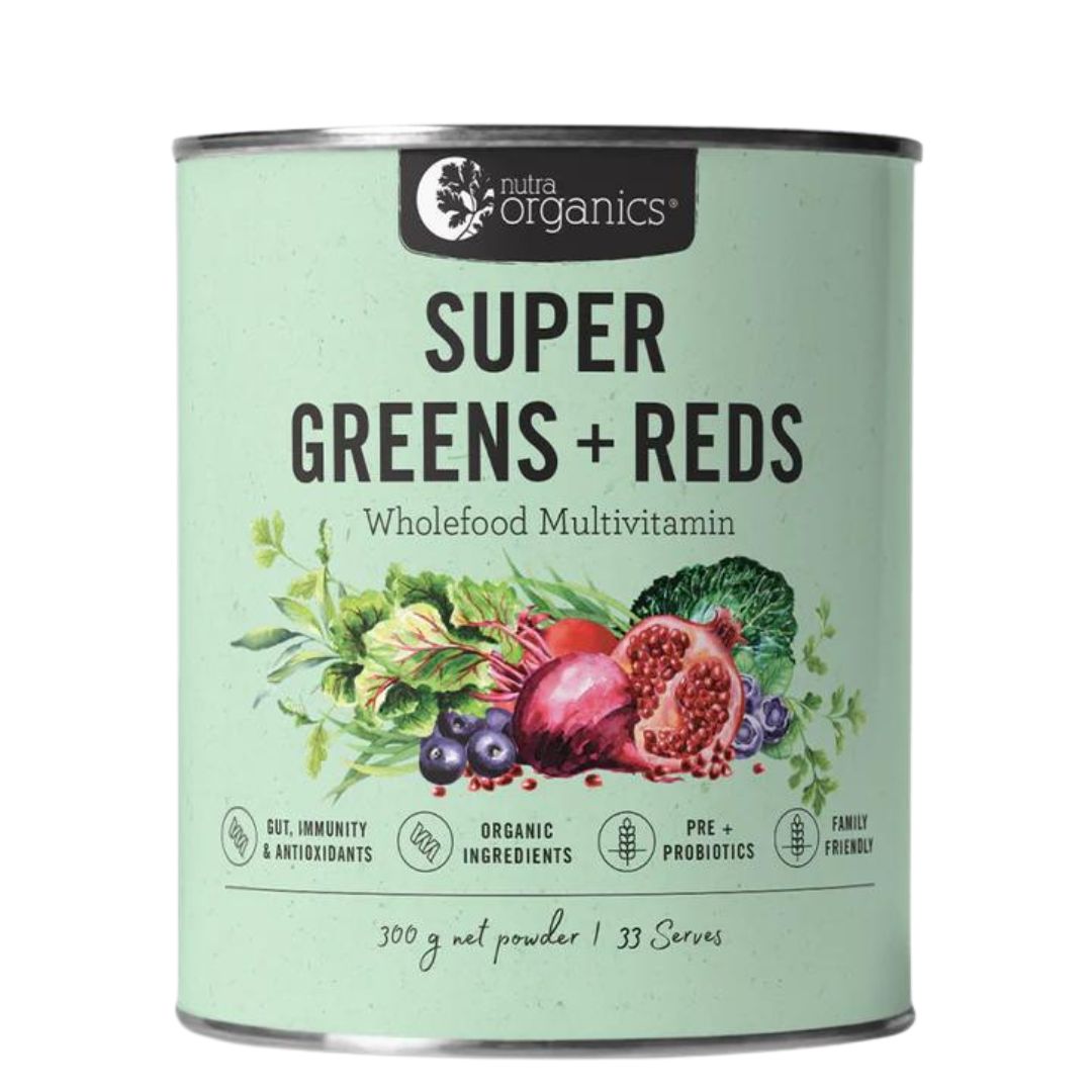 Nutra Organics - Super Greens & Reds BEST BEFORE 04/2024