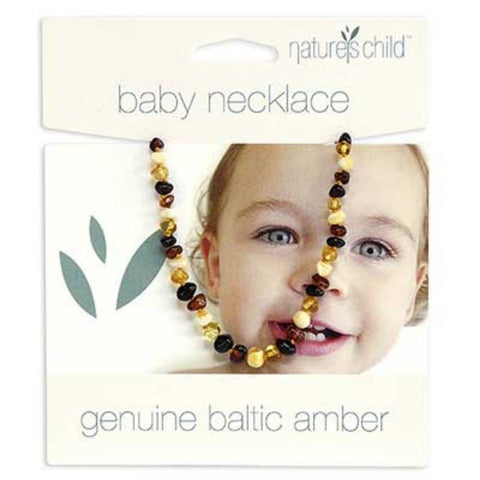 Baltic Amber Necklace for Babies - MIXED