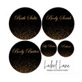 Label Lane Label Set - Black and Gold DIY Beauty