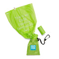 Dog Waste Disposal Bags and Carry Pouch - Apple