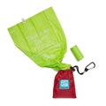 Dog Waste Disposal Bags and Carry Pouch - Chilli