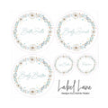 Label Lane Label Set - Floral Wreath DIY Beauty