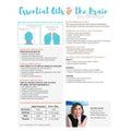 Essential Oils and the Brain: For Children (Fold-Out)