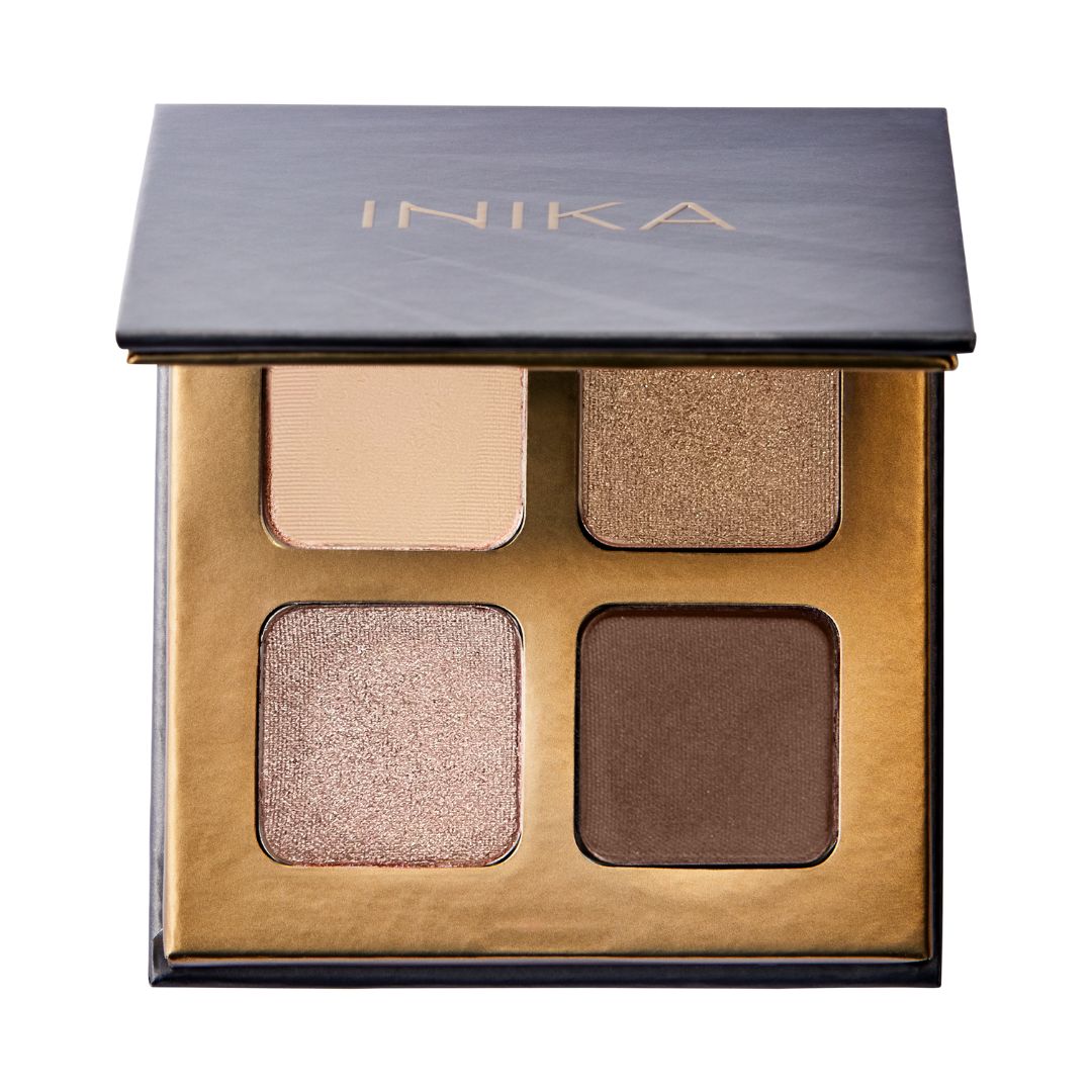 INIKA Organic Quad Eyeshadow Palette (Flowers)