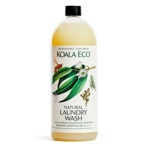 Koala Eco All Natural Laundry Wash - Lemon Scented Eucalyptus & Rosemary 1 Litre