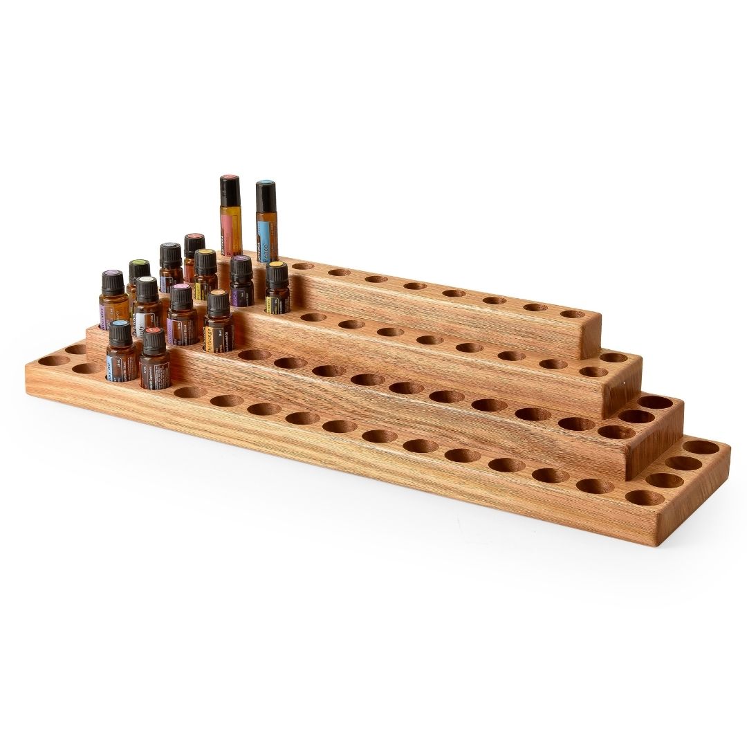 64 x Bottle Large Wooden Display Stand