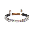 Rainbow Aura Glass Diffuser Bracelet