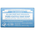 Dr Bronner's - Pure Castile Bar Soap BABY UNSCENTED