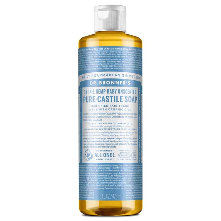 Dr Bronner's Liquid Soap - Baby Unscented