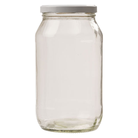 2000ml Clear Glass Jar