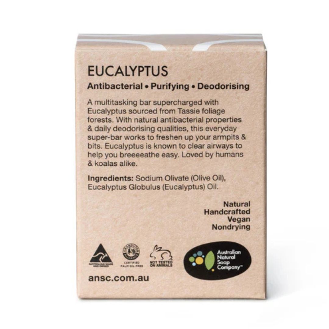 Australian Natural Soap Co - Soap Bar | EUCALYPTUS