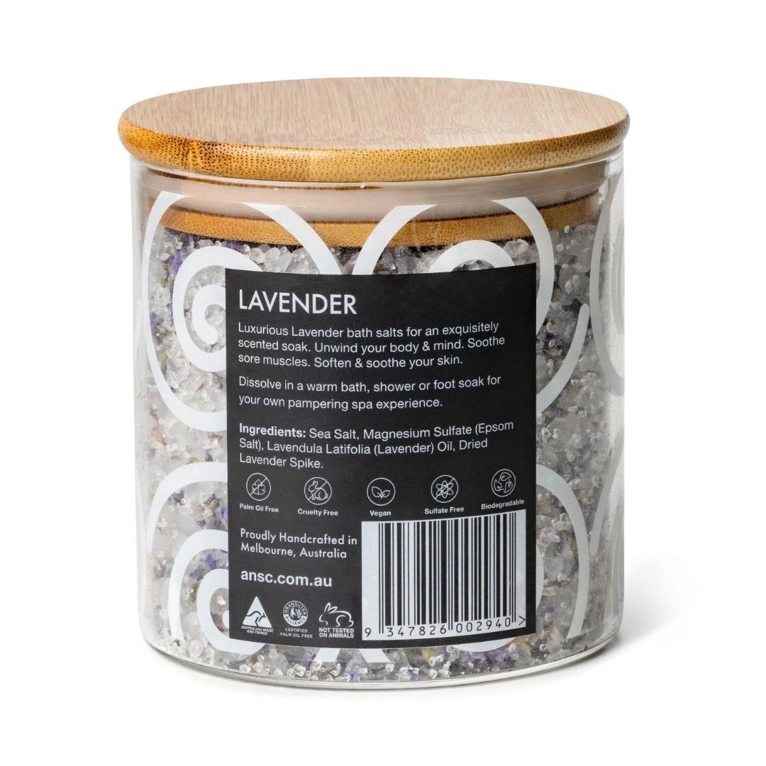 Australian Natural Soap Co - Bath Salts | LAVENDER