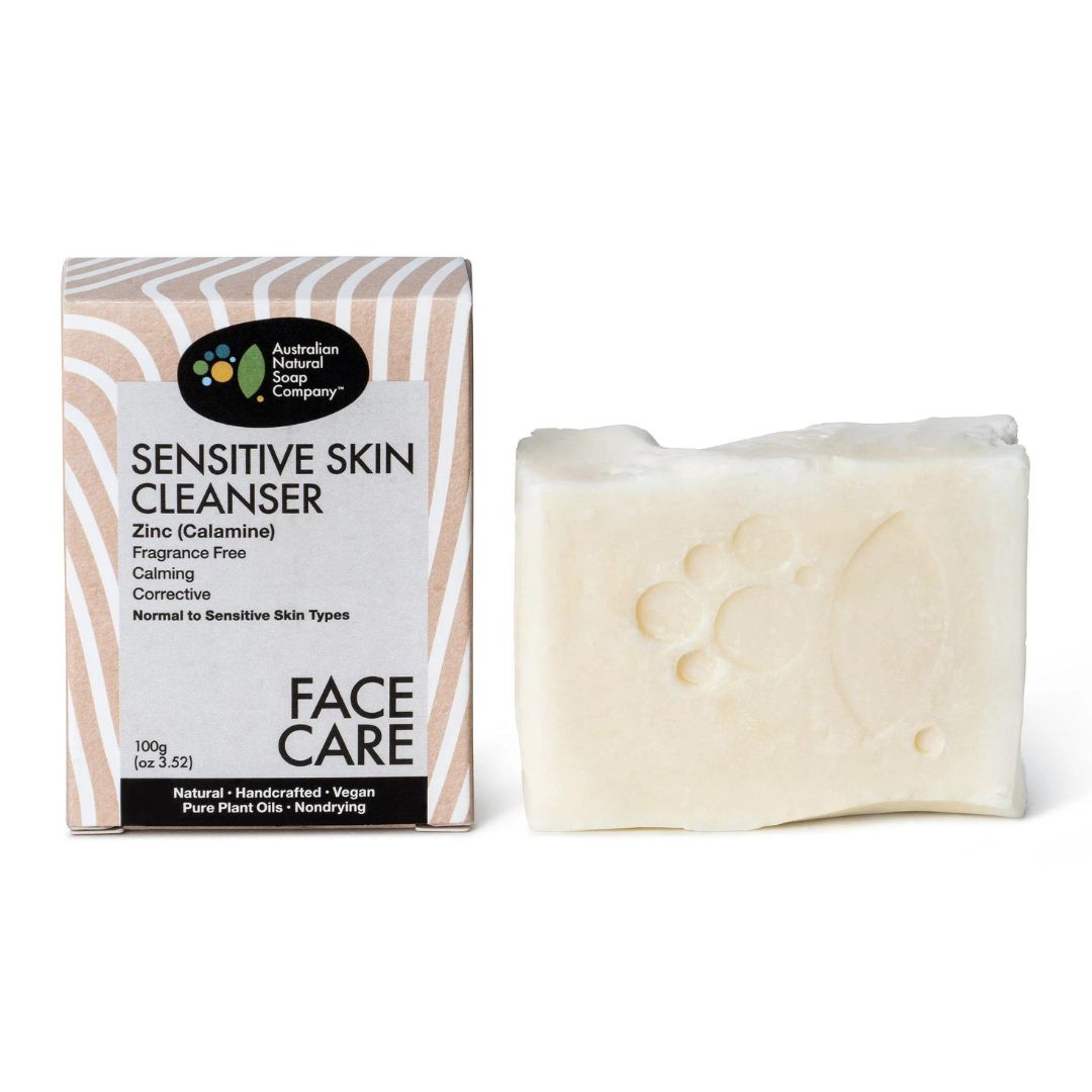 Australian Natural Soap Co - Sensitive Skin Facial Cleanser | ZINC (CALAMINE)