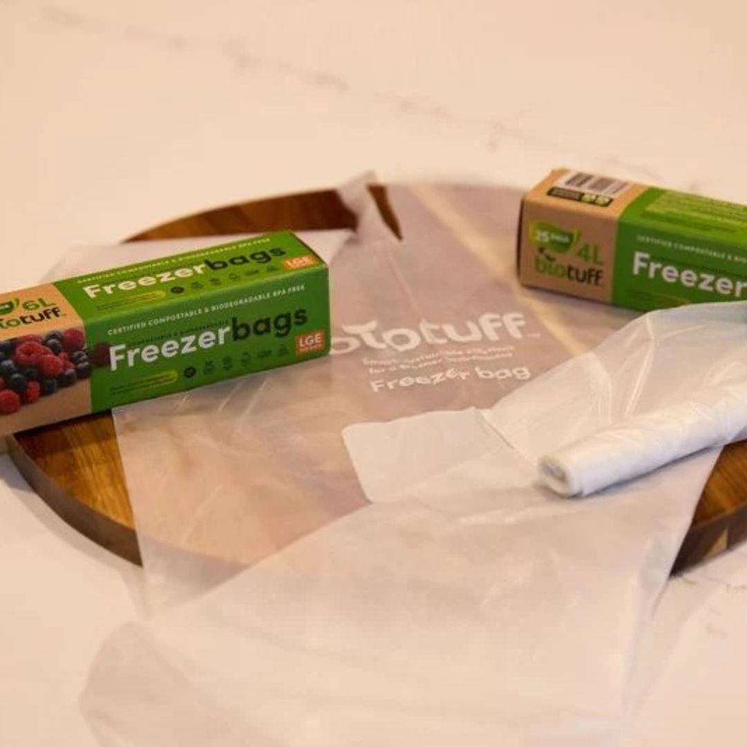 Biotuff - Compostable Freezer Bags MEDIUM