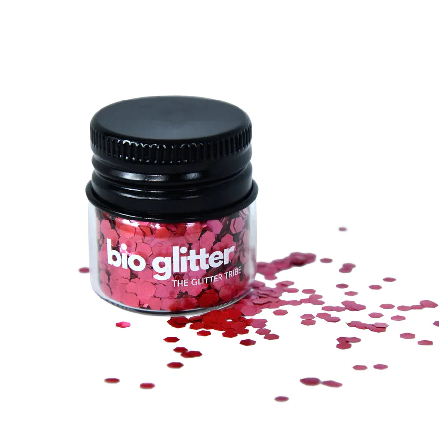 Certified Biodegradable Bio-Glitter 10g - BLUSH RED
