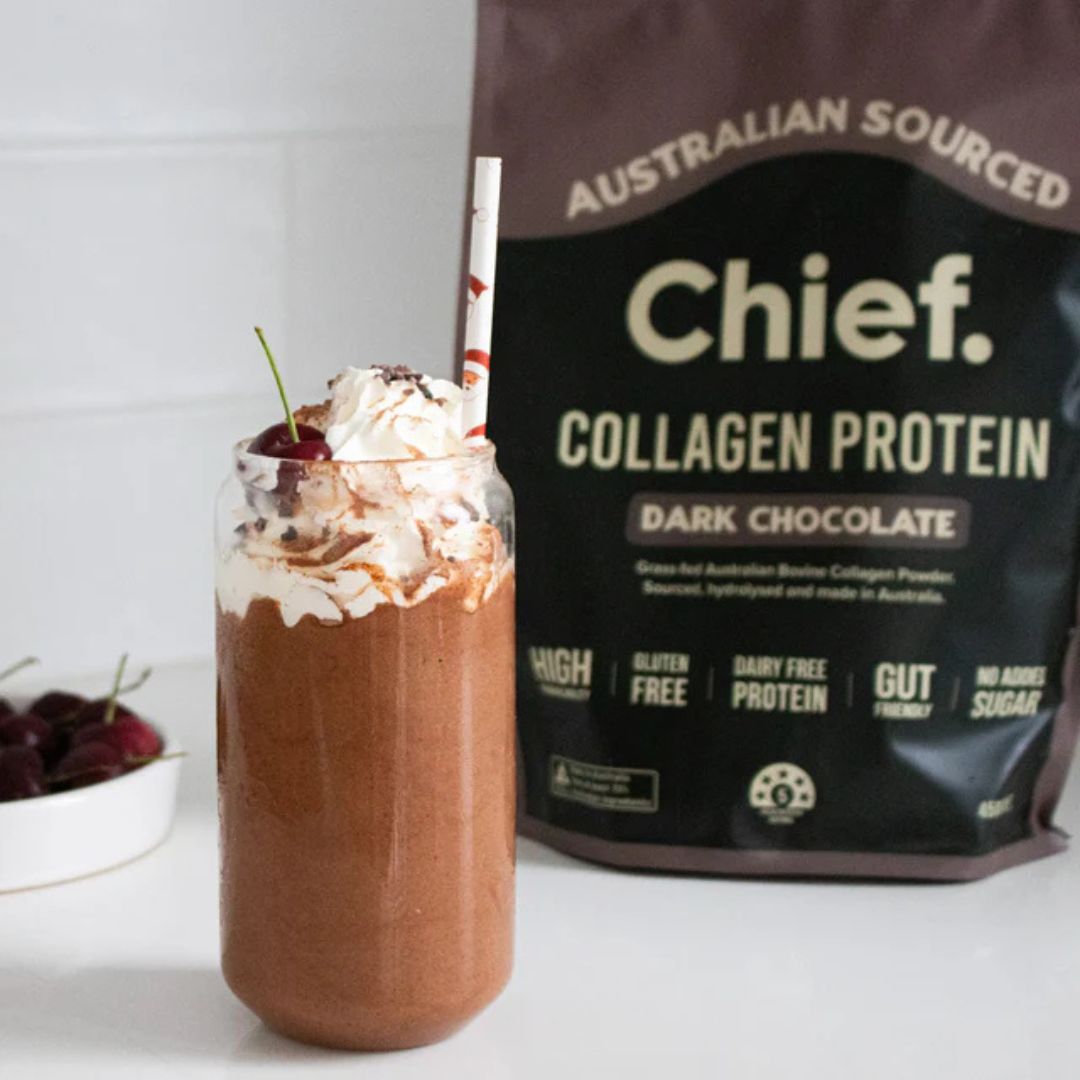 Chief. - Collagen Protein Powder DARK CHOCOLATE