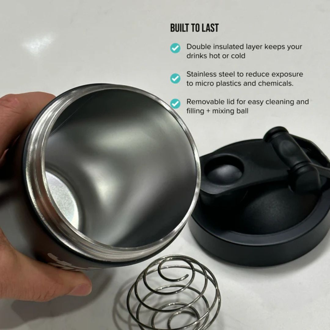 Chief. - Stainless Steel Protein Shaker 500mL