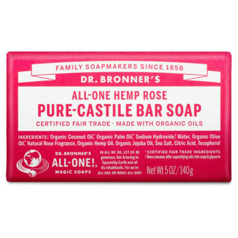 Dr Bronner's Original Bar Soap - Rose | 140g