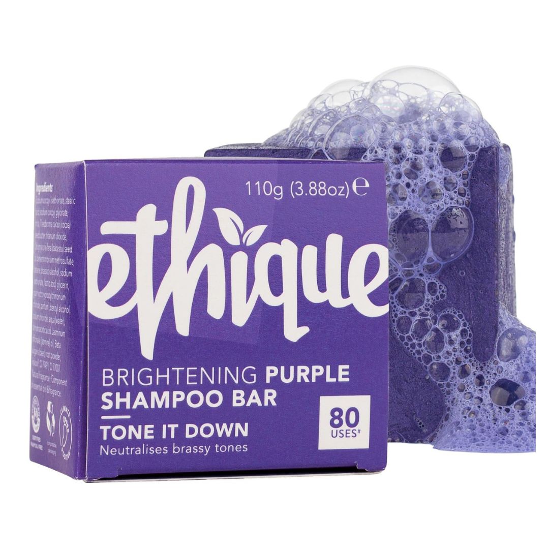 Ethique - Purple Shampoo Bar for Brassy Blonde and Gray Hair | TONE IT DONE