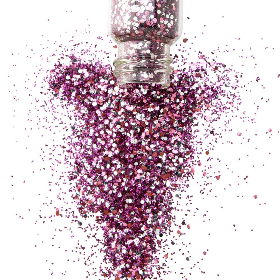 The Glitter Tribe - Bio-Glitter | RASPBERRY SORBET – Natural Good Life