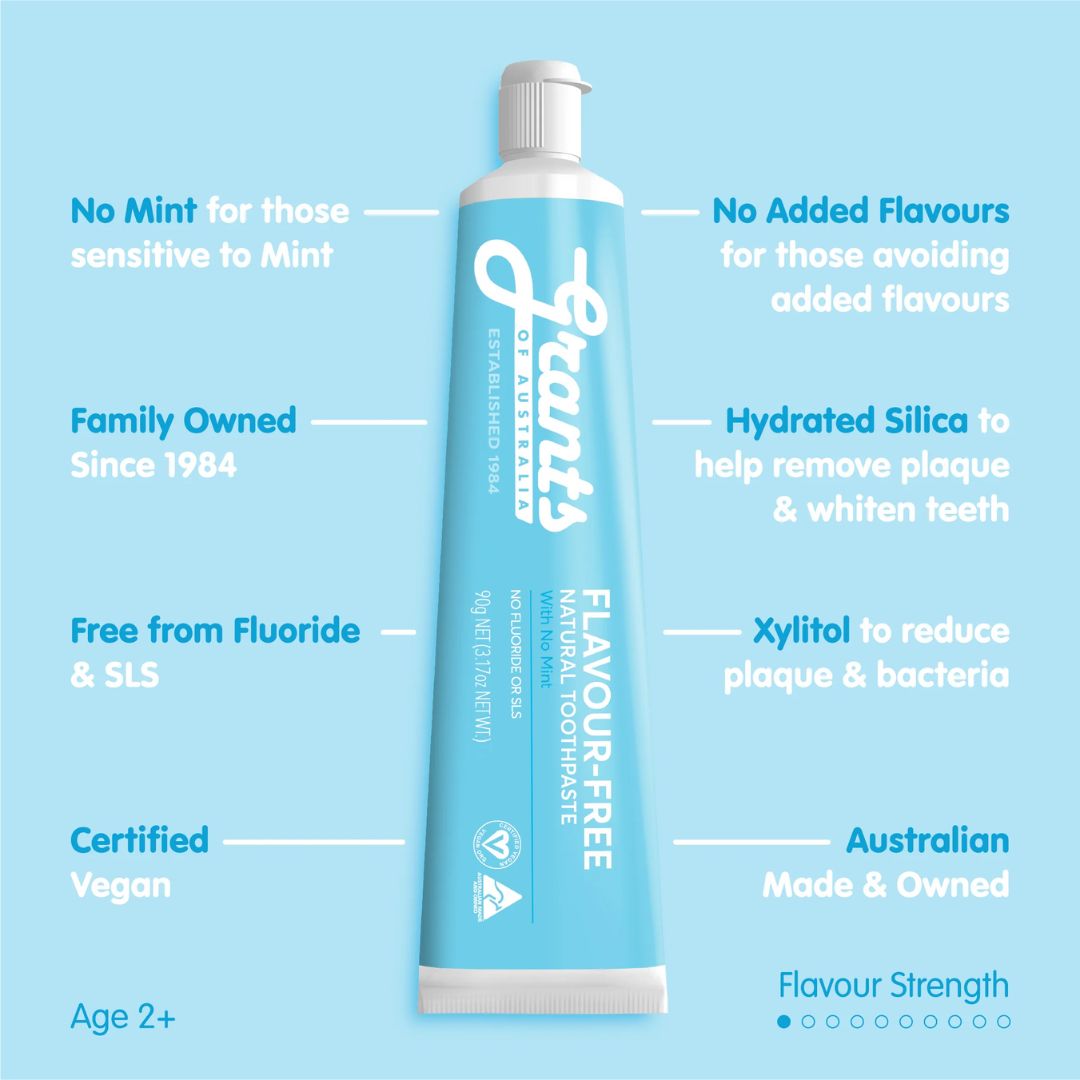 Grants of Australia - Flavour Free Fluoride Free Toothpaste