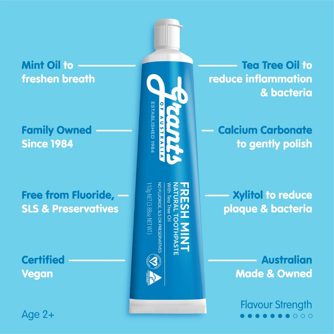 Grants of Australia - Fresh Mint Fluoride Free Toothpaste
