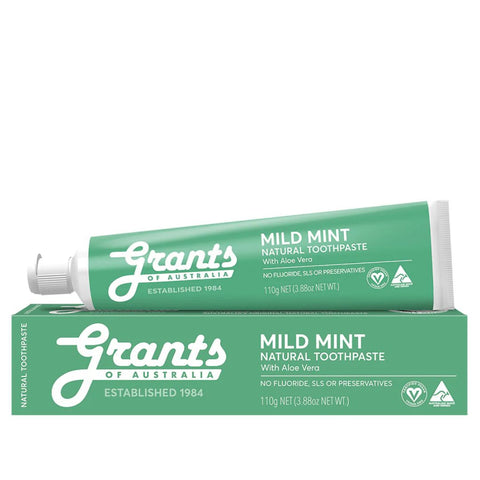 Grants of Australia - Mild Mint Fluoride Free Toothpaste
