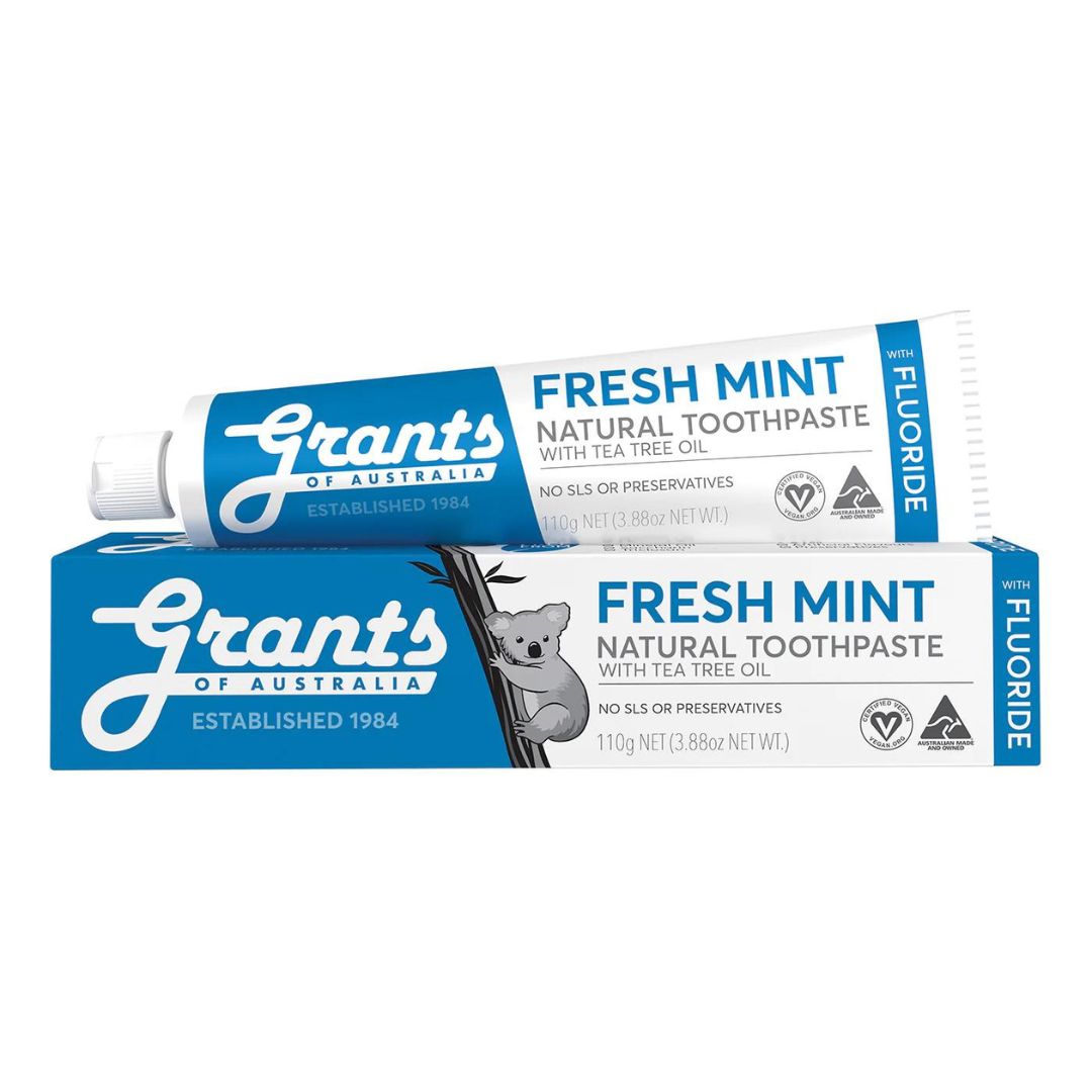 Grants Toothpaste - Fresh Mint WITH FLUORIDE | 110g