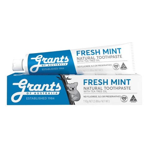 Grants Toothpaste - Fresh Mint FLUORIDE FREE | 110g
