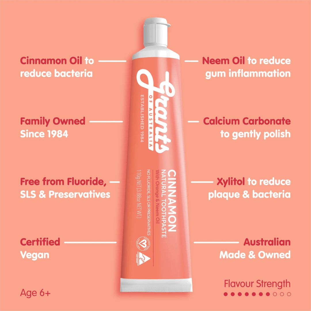Grants of Australia - Cinnamon Fluoride Free Toothpaste