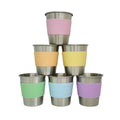 Mindful Mealtime - Kids Stainless Steel Cup PASTEL COLOURS