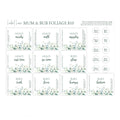 Label Lane Label Set - Mum and Bub Foliage