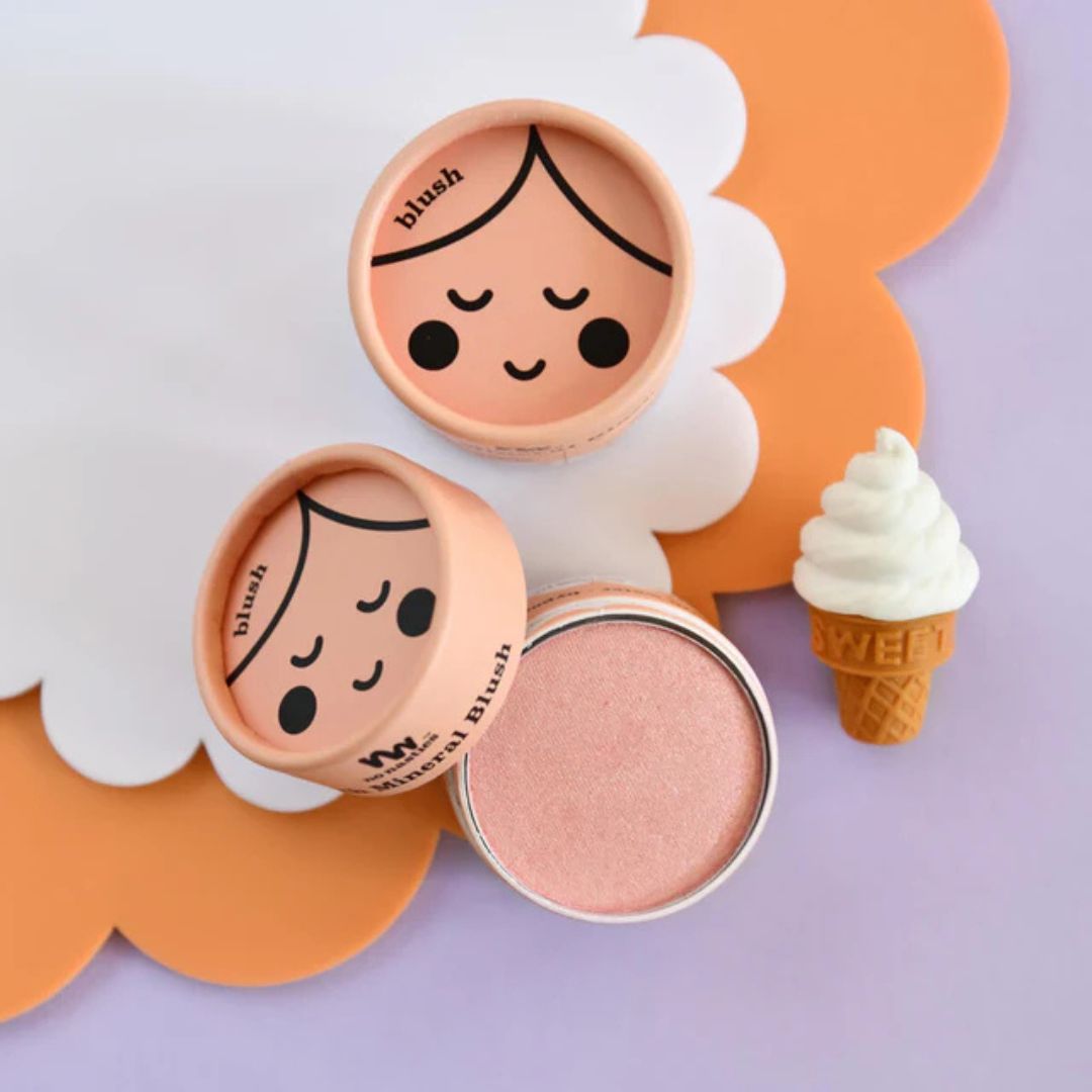 No Nasties - Kids Makeup Pressed Powder PEACH BLUSH
