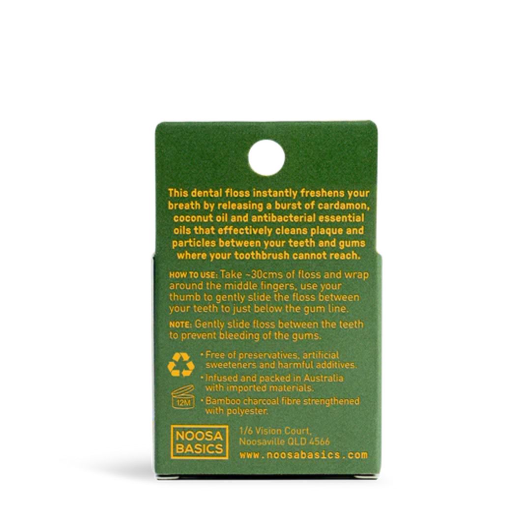 Noosa Basics - Bamboo Charcoal Dental Floss - CARDAMON