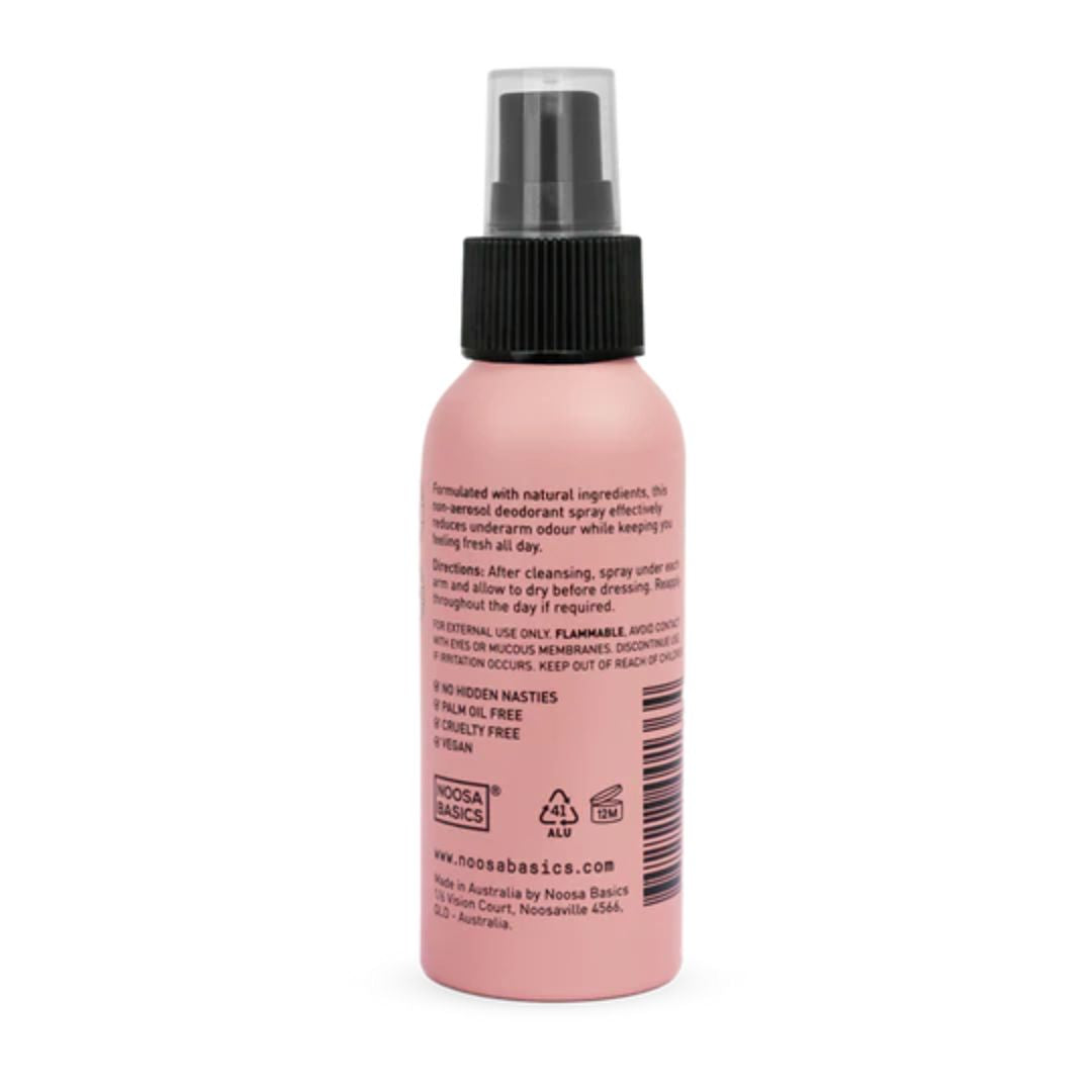 Noosa Basics - Spray Deodorant - ROSE & FRANKINCENSE