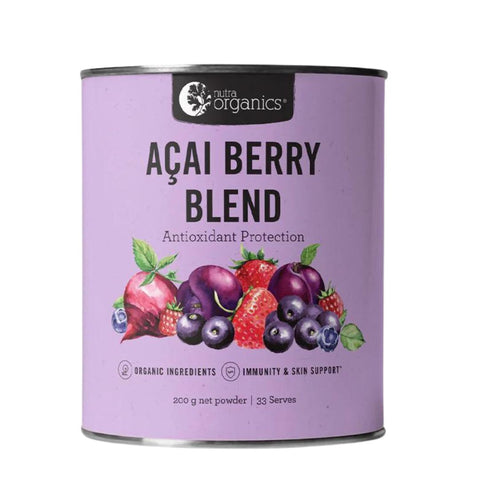Nutra Organics - Acai Berry Blend | 200g Best Before 06/2024