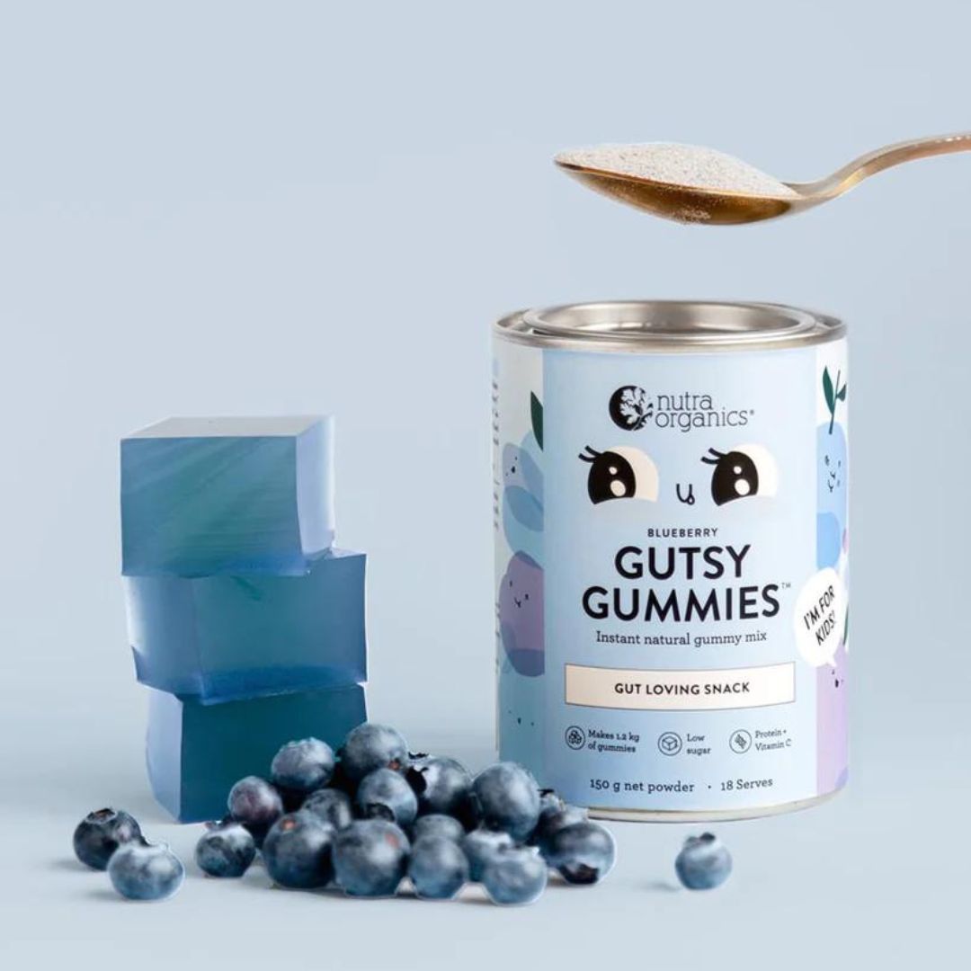 Nutra Organics - Gutsy Gummies - BLUEBERRY | 150g