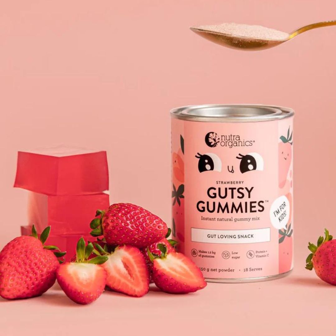 Nutra Organics - Gutsy Gummies - STRAWBERRY | 150g