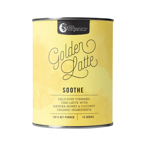 Nutra Organics - Golden Latte (Soothe) 100g BB 03/2025