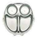Mindful Mealtime - Stainless Steel OWL Section Plate