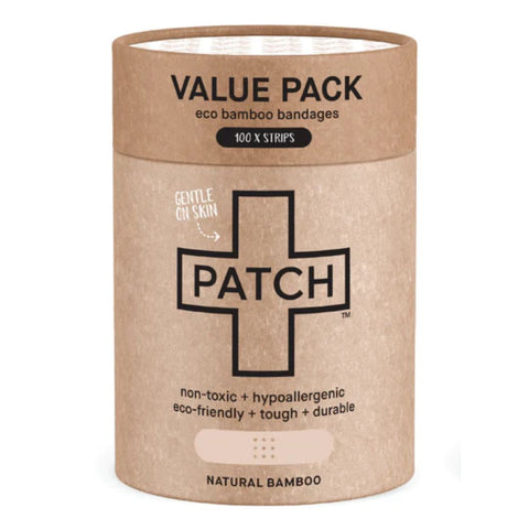 PATCH VALUE PACK - 100 Bamboo Bandages Natural