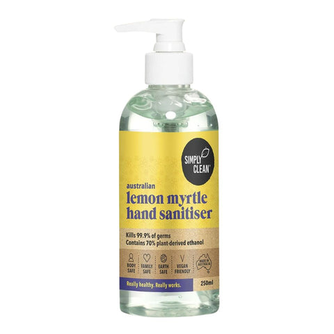 Simply Clean - Lemon Myrtle Hand Sanitiser 250mL
