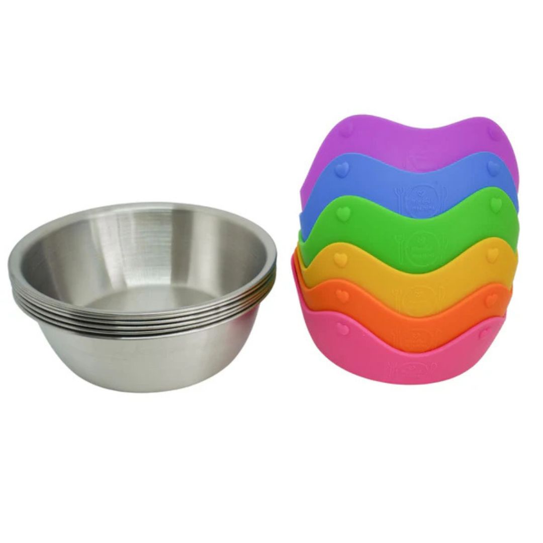 Mindful Mealtime - Kids Stainless Steel Bowl