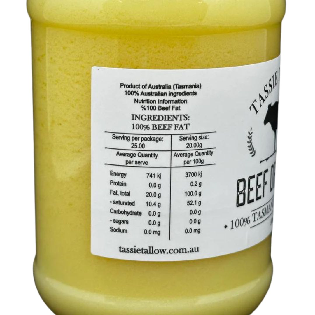 Tassie Tallow - Beef Dripping 500ml