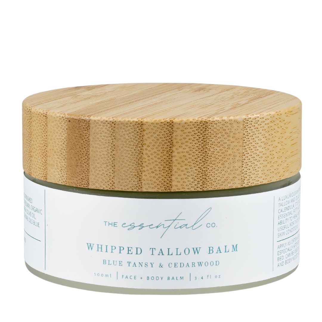 The Essential Co - Whipped Tallow Balm with Blue Tansy & Cedarwood