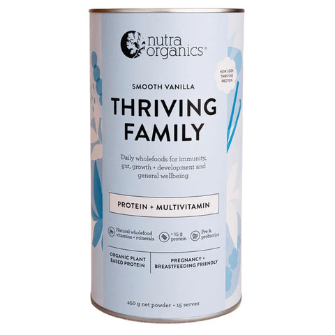 Nutra Organics - Thriving Family Smooth VANILLA | 450g